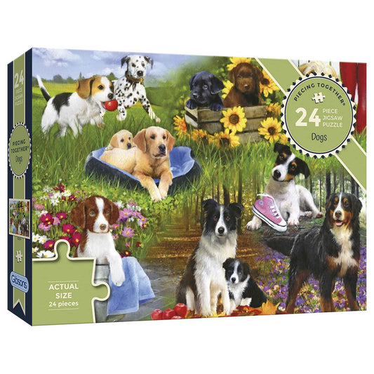 Dogs 24 Extra Large Piece Jigsaw Puzzle
