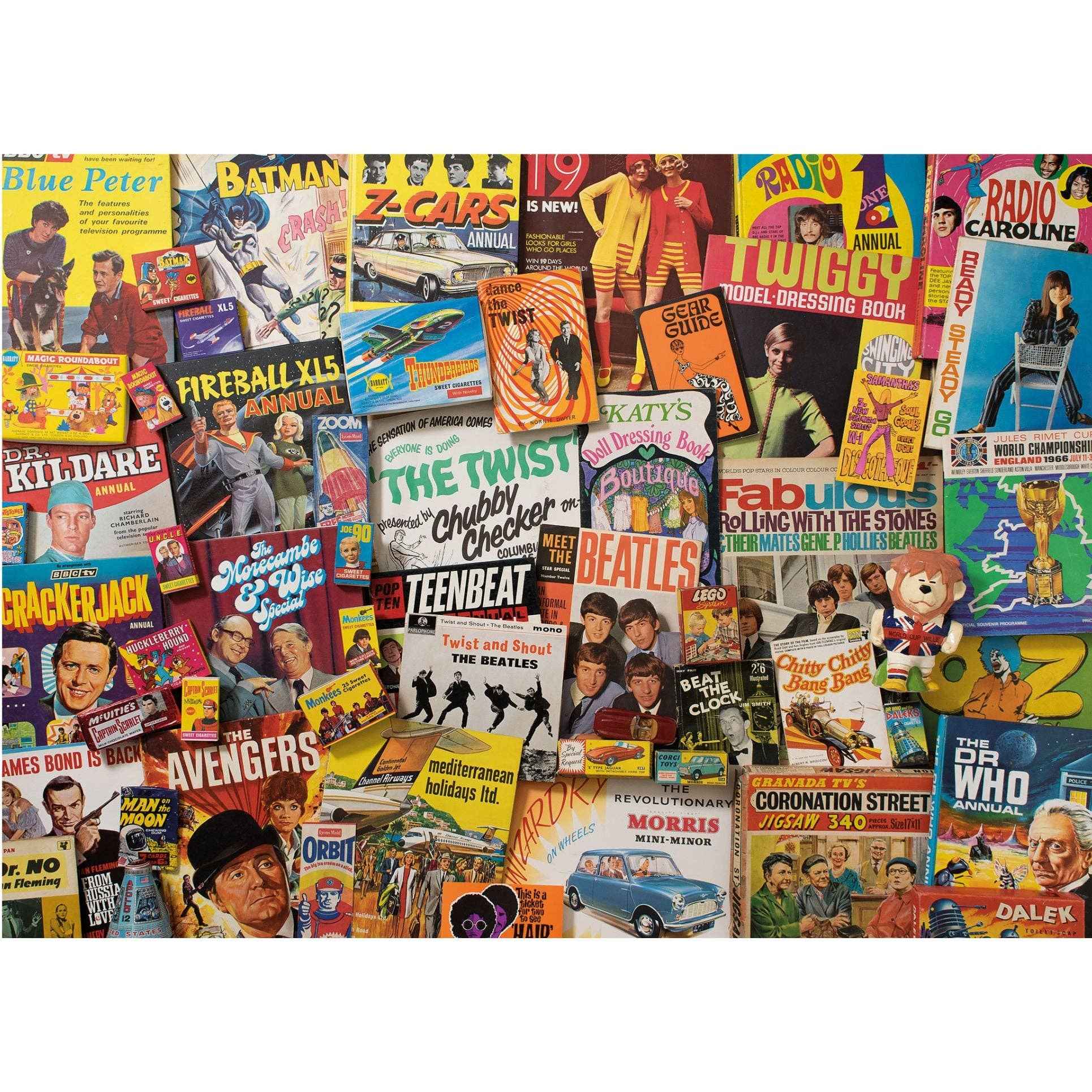 Spirit of the 60s 40 Extra Large Piece Jigsaw Puzzle