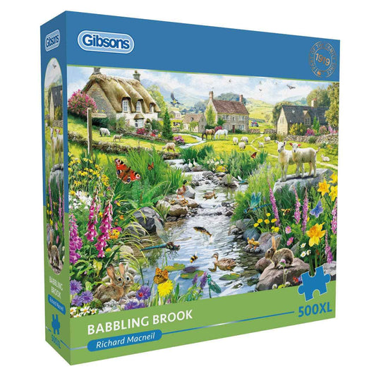 Babbling Brook 500 Piece Extra Large Jigsaw Puzzle