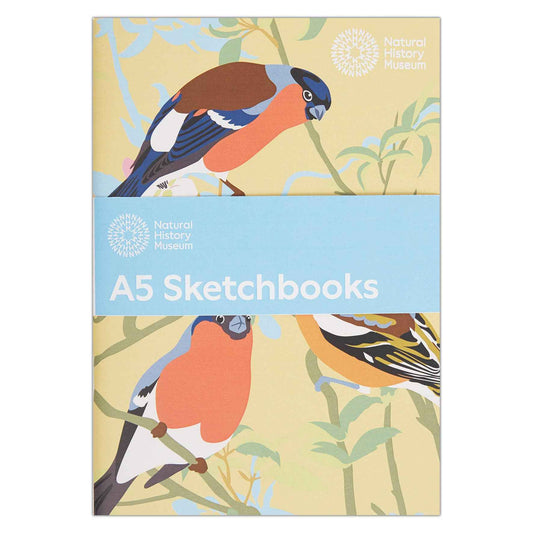 Natural History Museum A5 Sketchbooks, 3 Pack British Birds