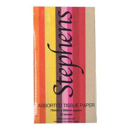 Stephens Tissue Paper, 20 Sheets, Warm,