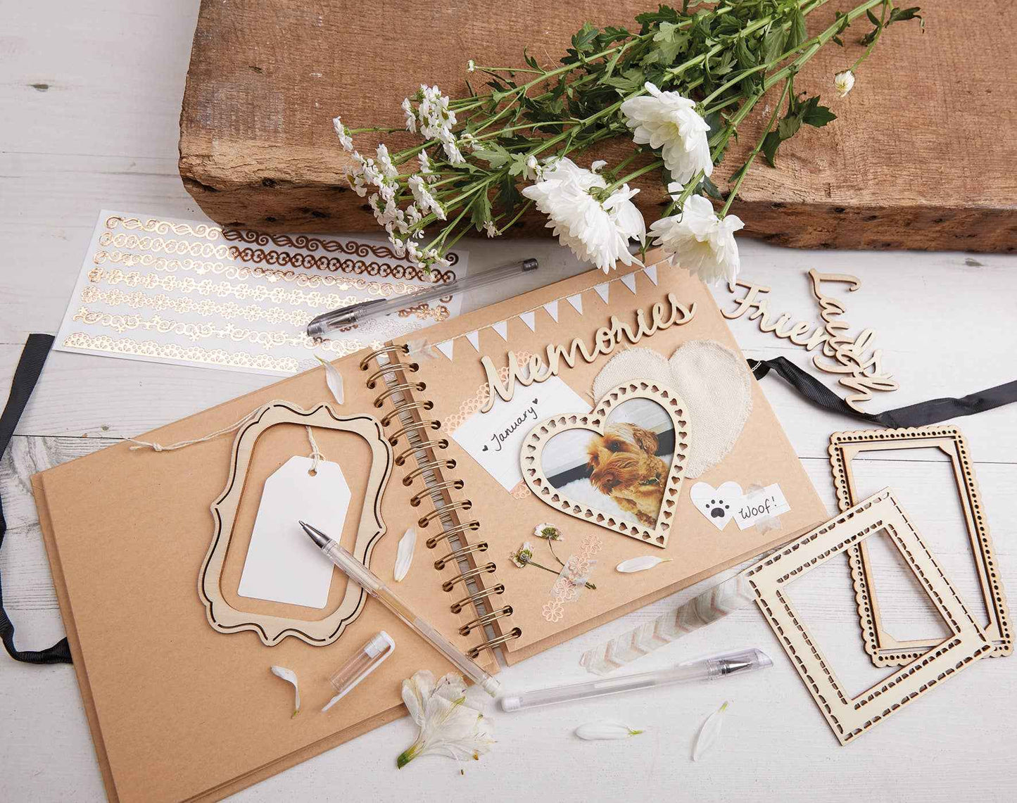 Bee & Bumble Scrapbooking Set - Kraft