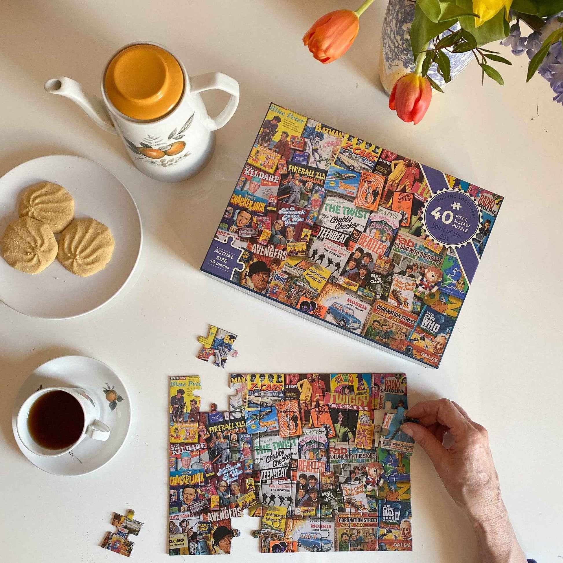Spirit of the 60s 40 Extra Large Piece Jigsaw Puzzle