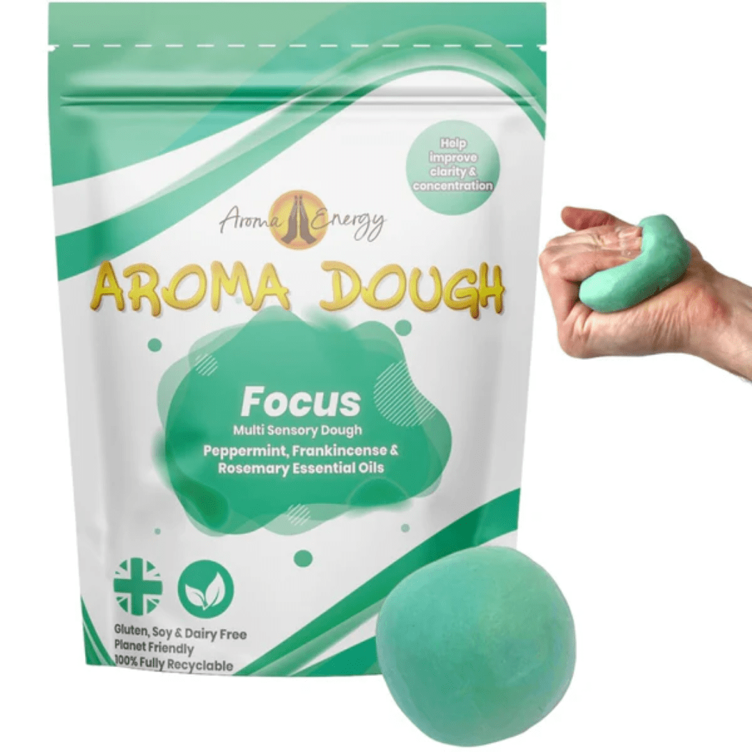 Focus Aroma Dough | Aromatherapy Multi Sensory Playdough - Blue Rain Activity Store