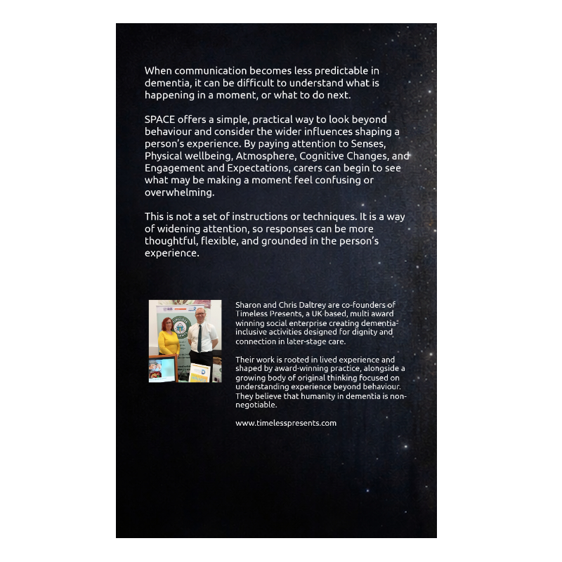 Timeless Presents SPACE for Dementia Book