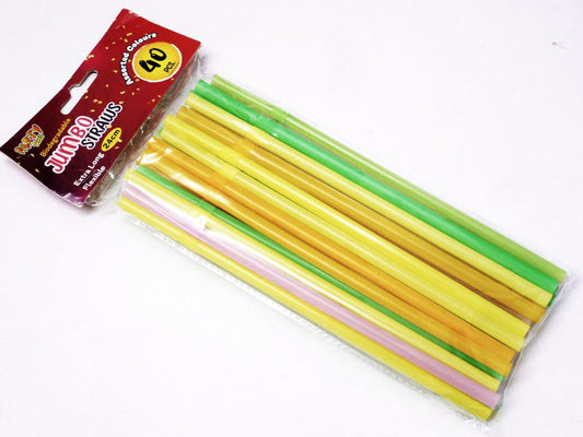 Biodegradable Flexi Straws Pk40
