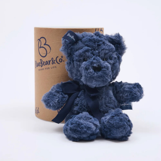 Blue Bear & Co Dark Blue Comfort Teddy Bear
