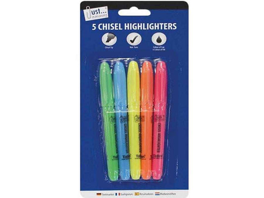 Chisel Highlighter Pens