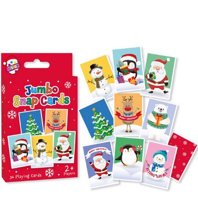 Jumbo Snap Cards Christmas