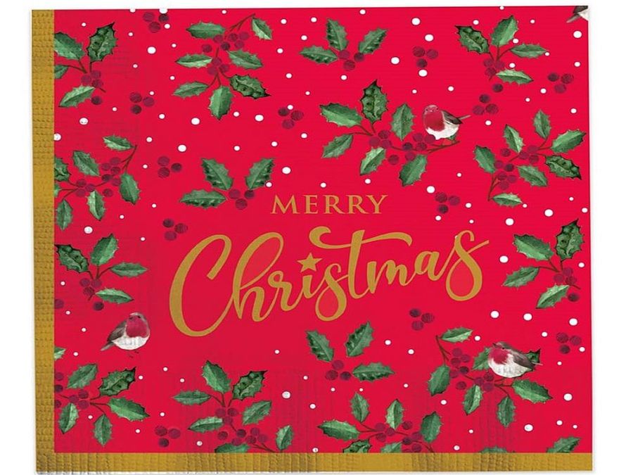 Christmas Napkins Pk16