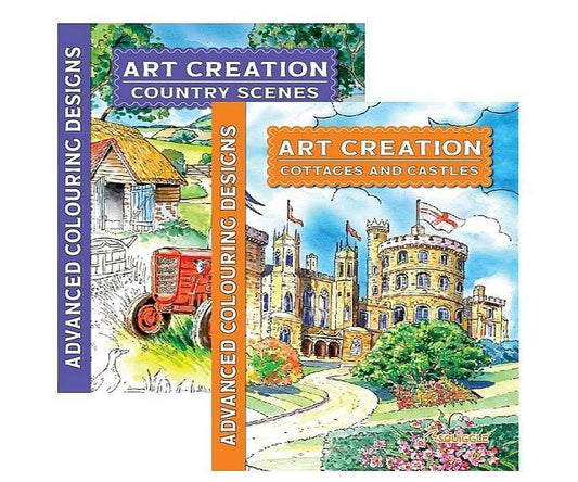Country & Castle Colouring Books