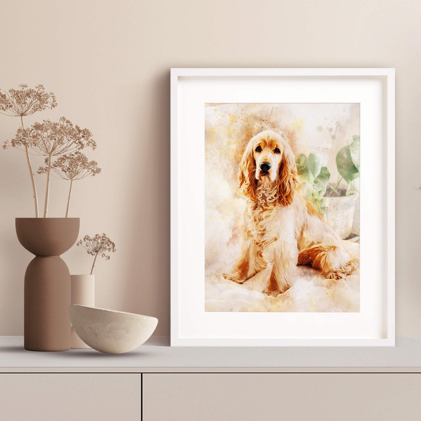 Personalised Pet Portrait - Watercolour