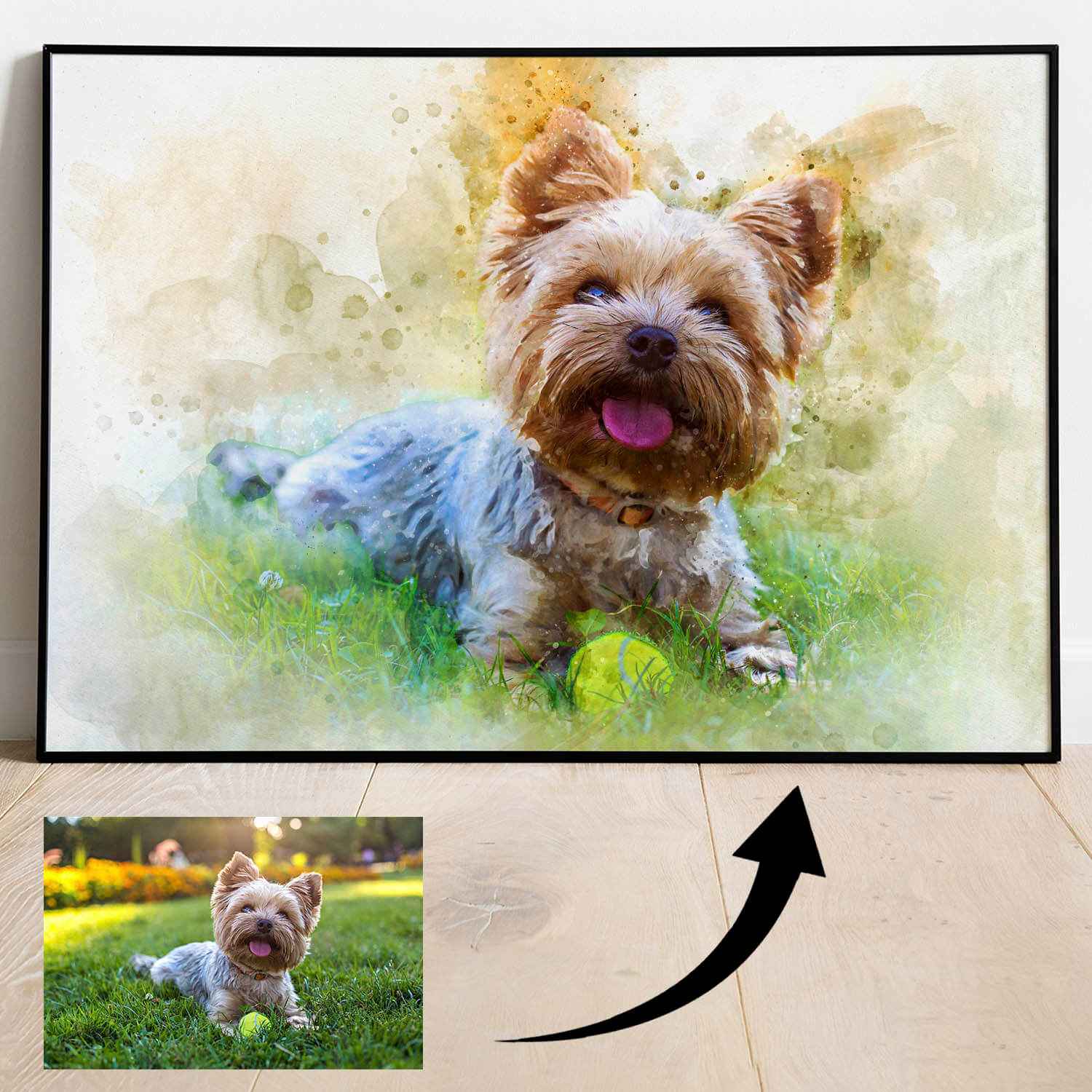 Watercolour Pet Portrait