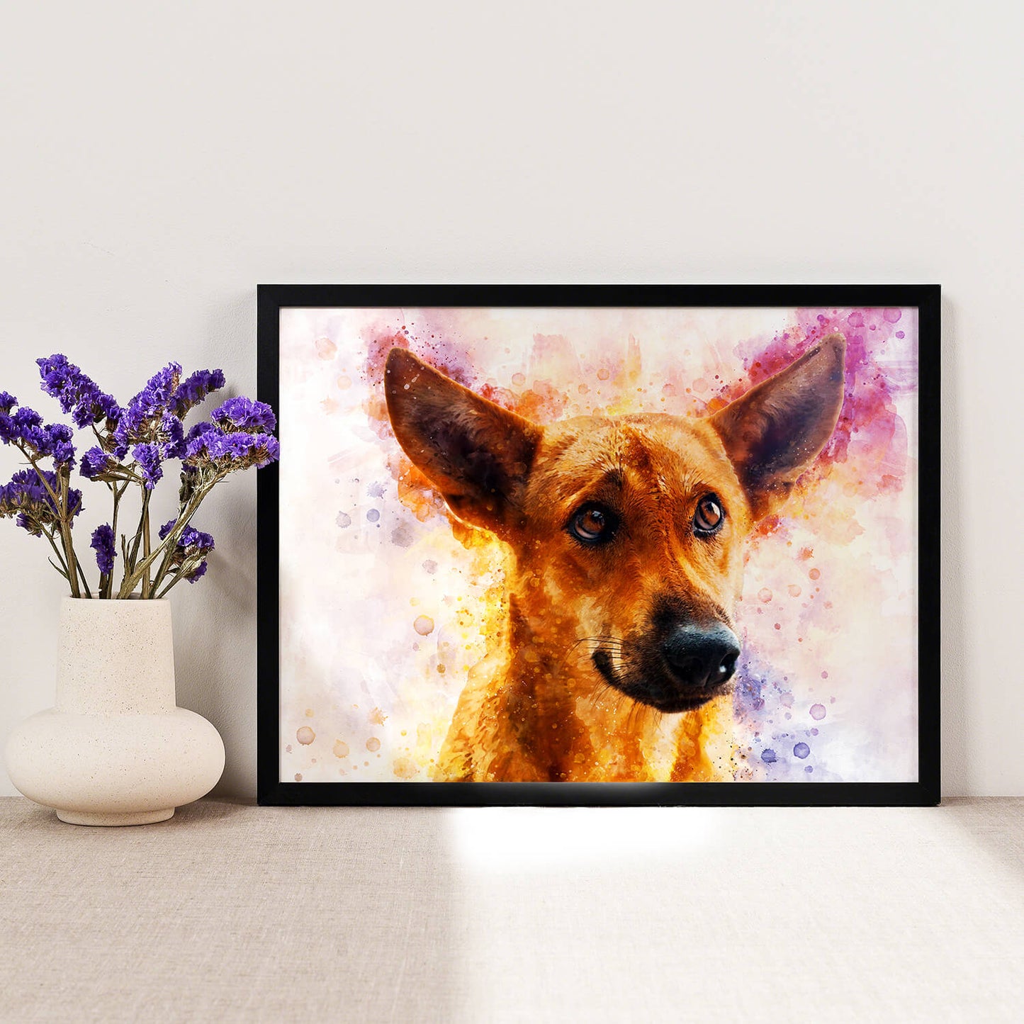 Personalised Pet Portrait - Watercolour