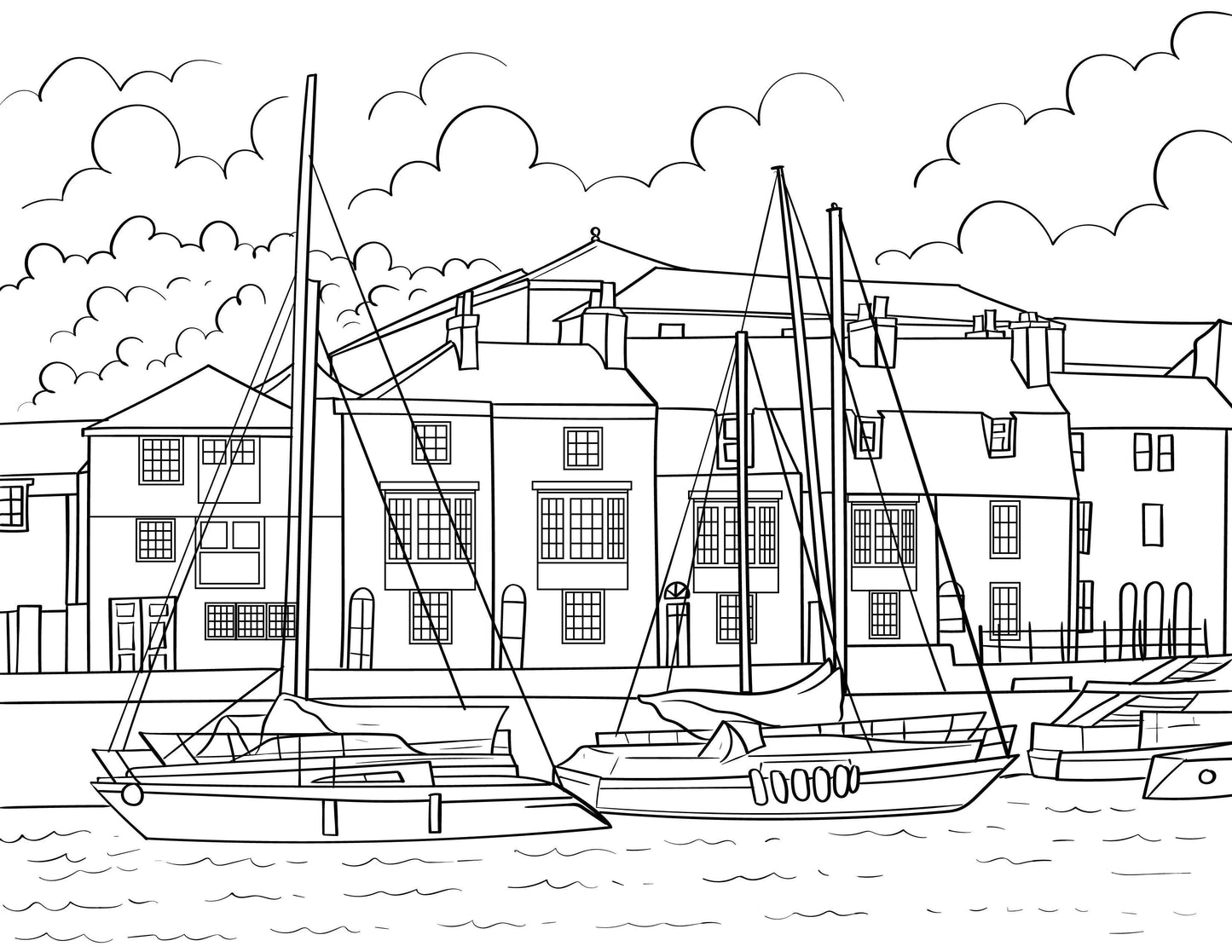 Dorset Colouring Book (A4)
