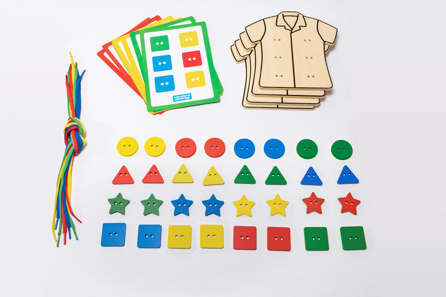 Wooden Lacing Clothes