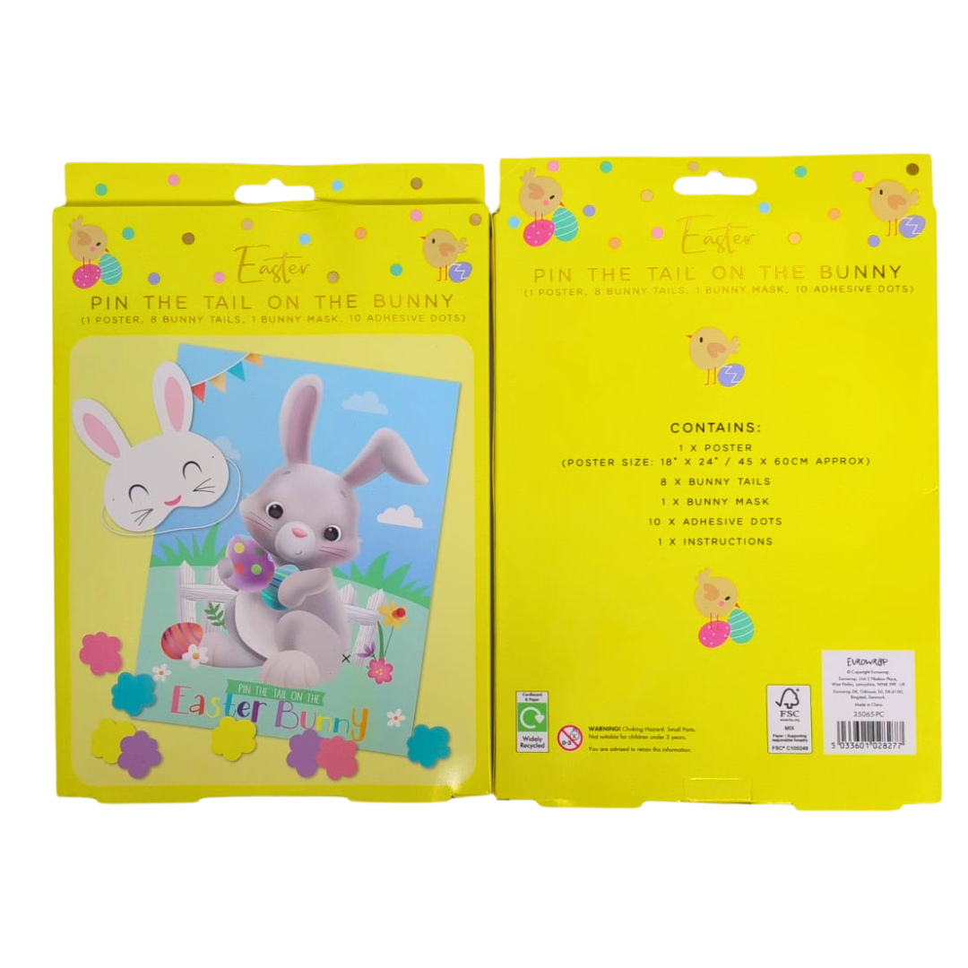 Pin the Tail on the Bunny Easter Game