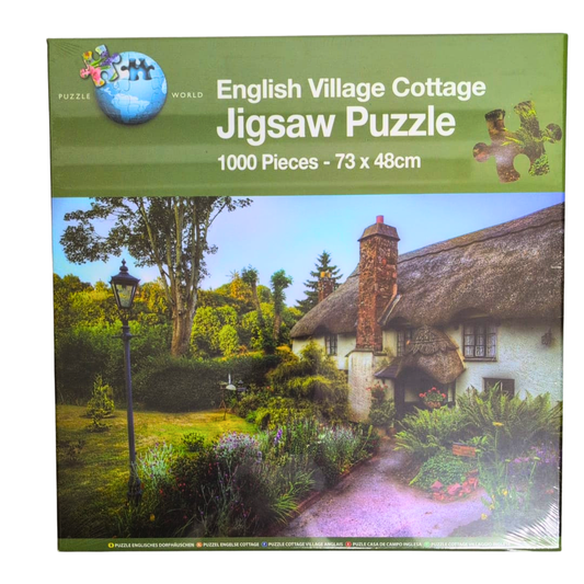 English Village Cottage 1000 Pieces Jigsaw Puzzle