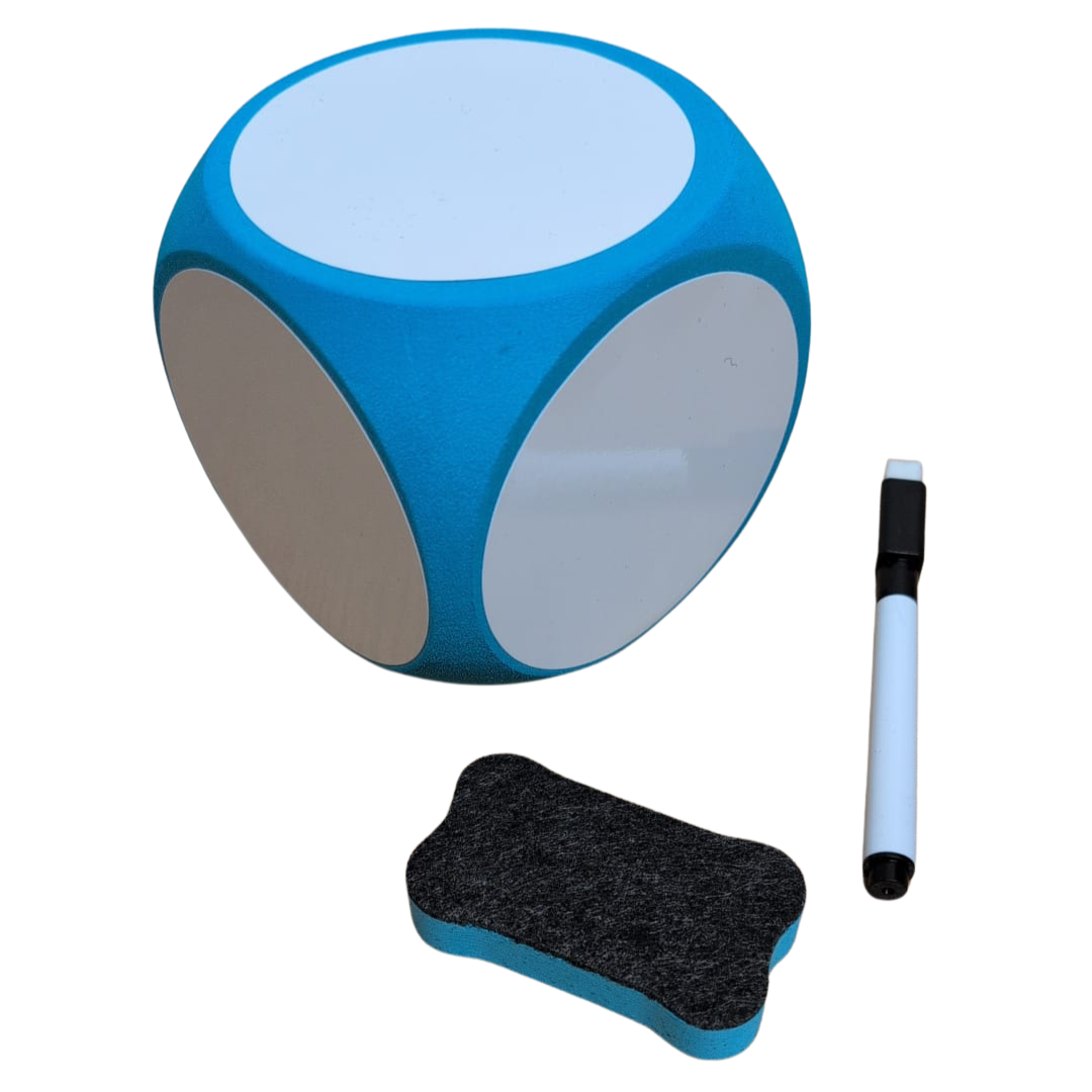 Erasable Dice Set, Eraser & Pen Included