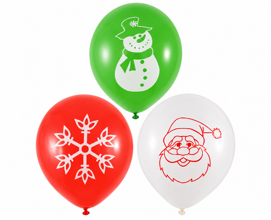 Christmas Balloons Pk12