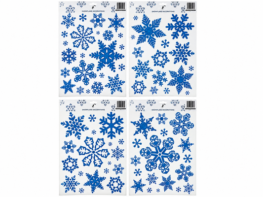 Snowflake Christmas Window Stickers