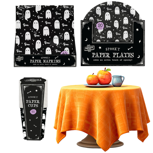 Halloween Friendly Ghost Buffet Set