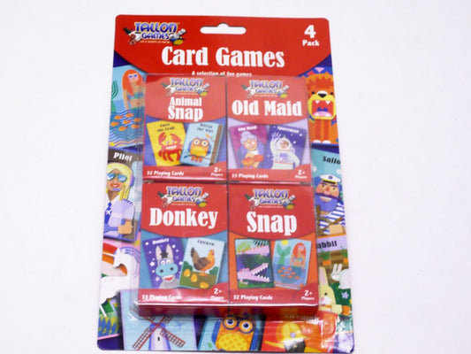 Fun Card Games - Old Maid, Snap, Donkey, Animal Snap