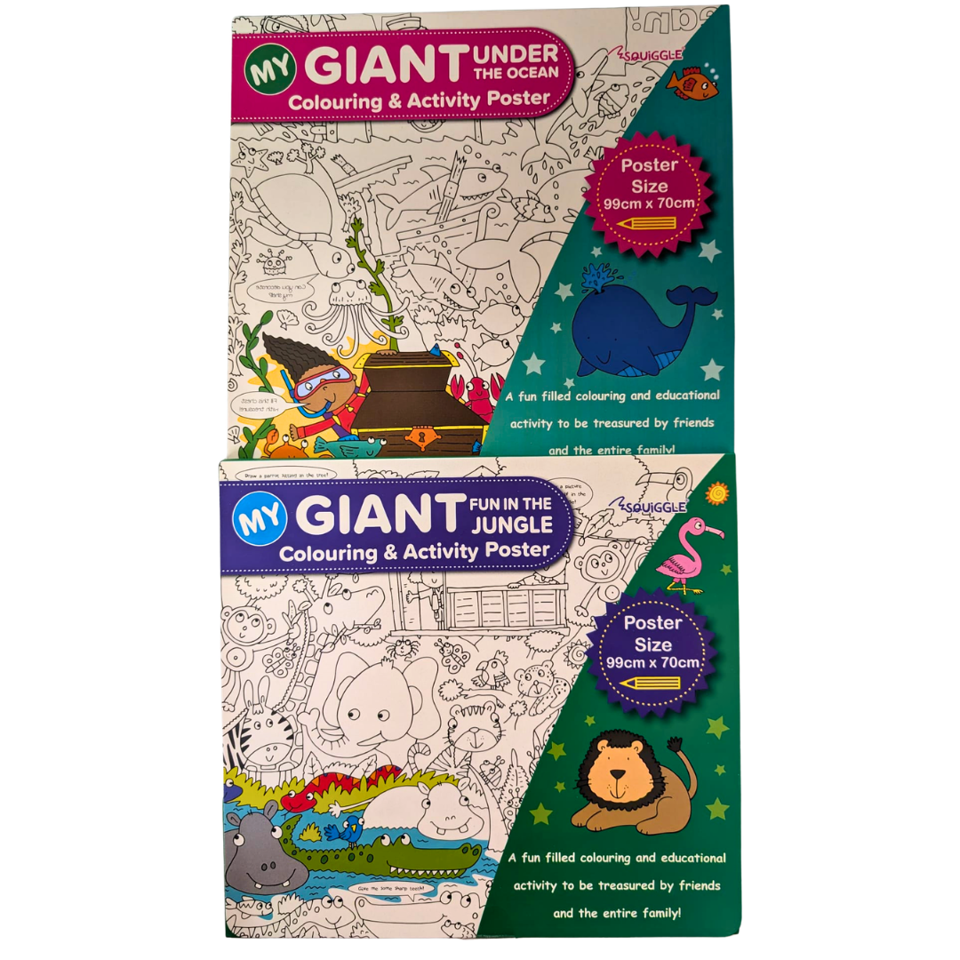 Giant Colouring Posters Pk2