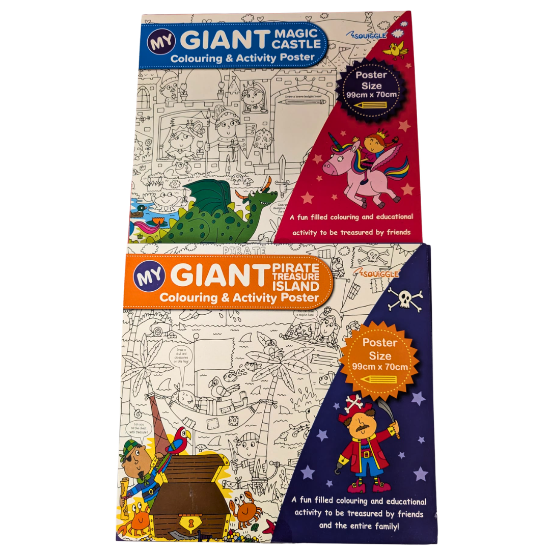 Giant Colouring Posters Pk2