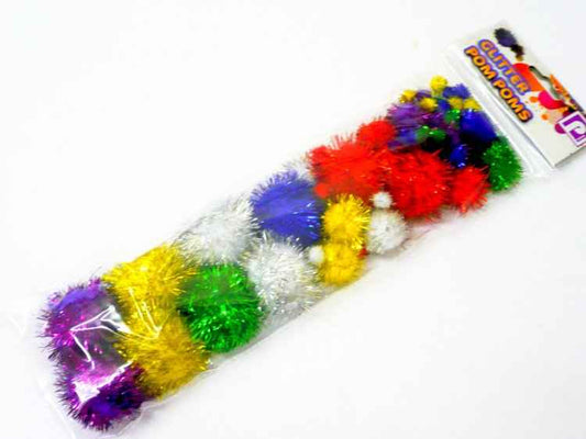 Tinsel Pom Poms