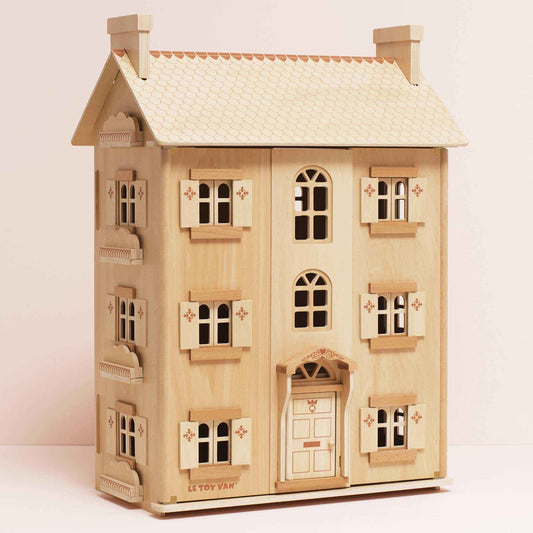 The Grand Natural Wood Dolls House