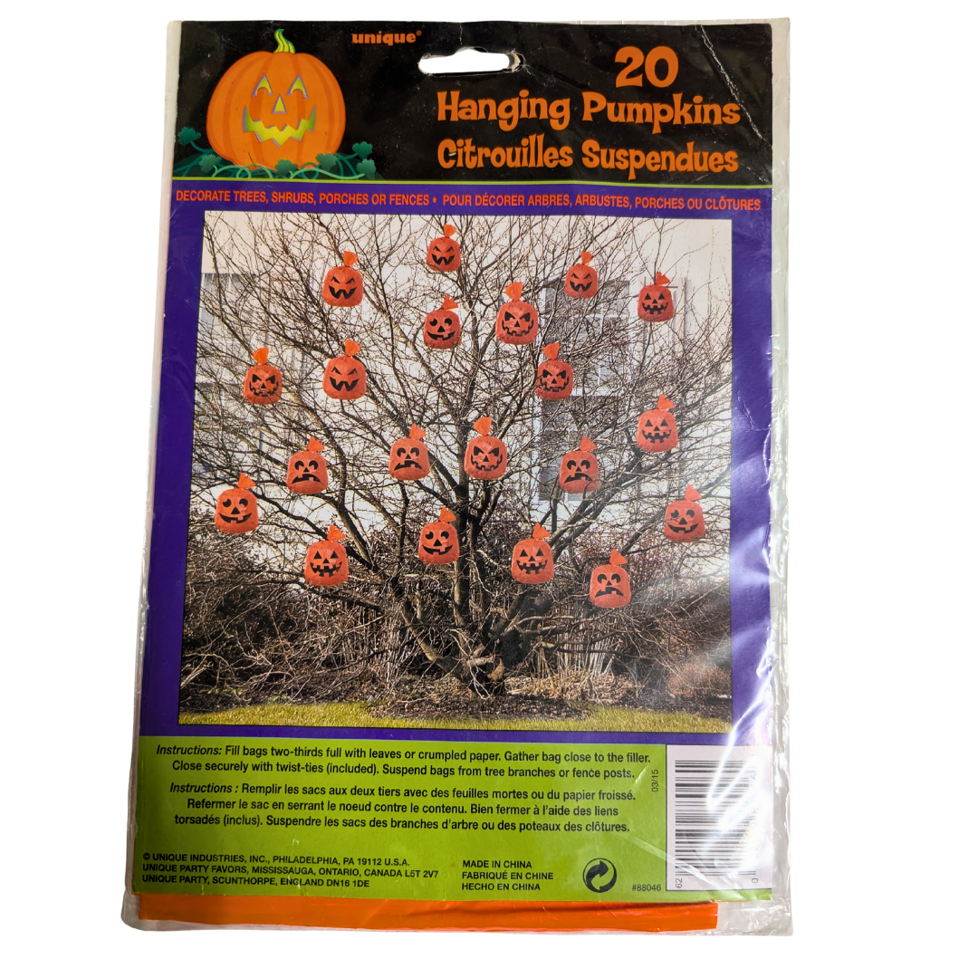 Halloween Hanging Pumpkins Pk20