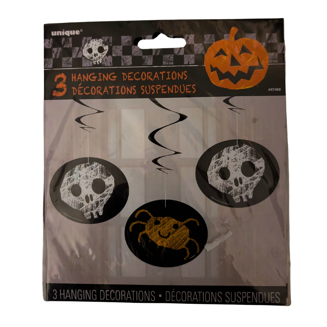 Halloween Friendly Hanging Swirls