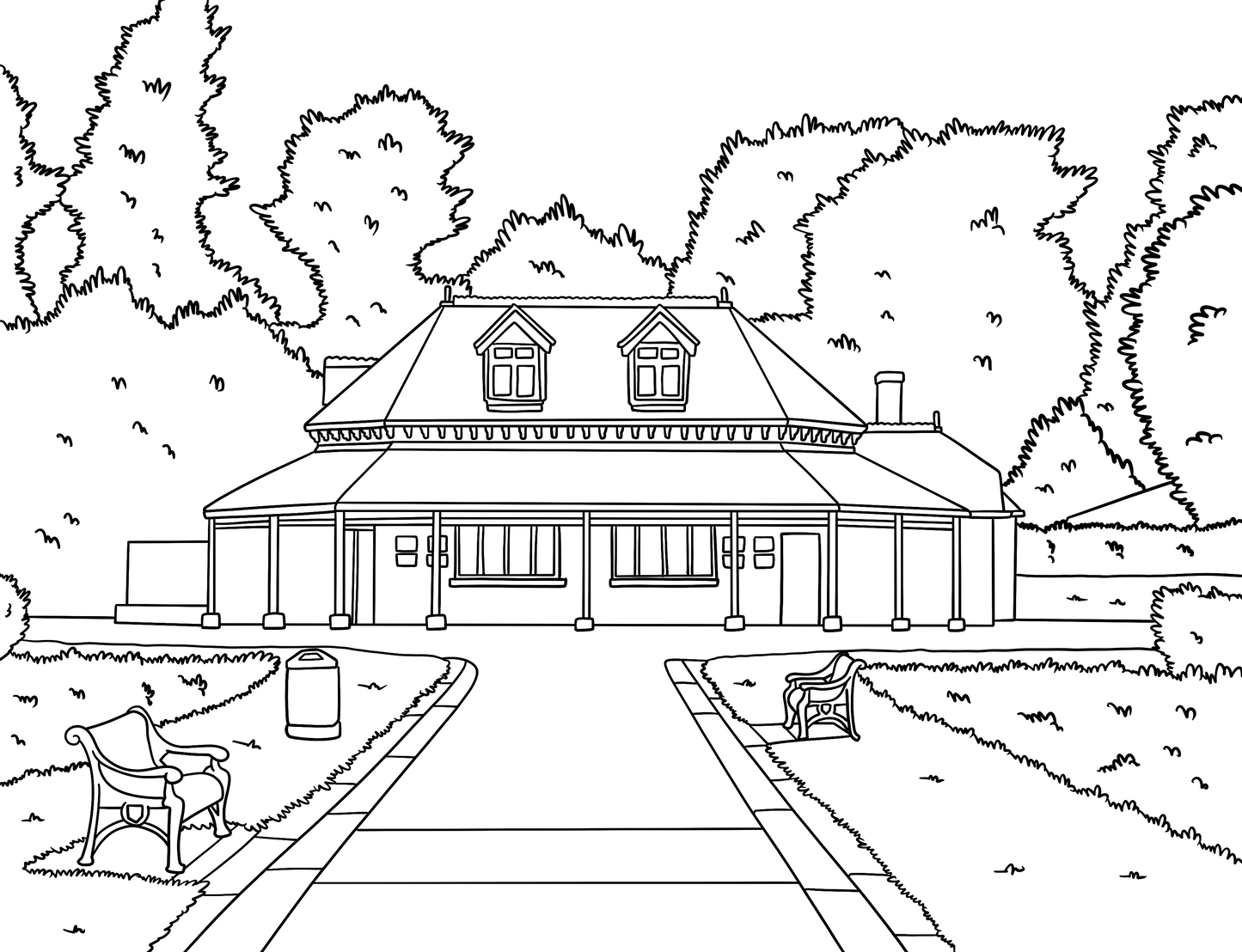 Bedford Colouring Book (A4)