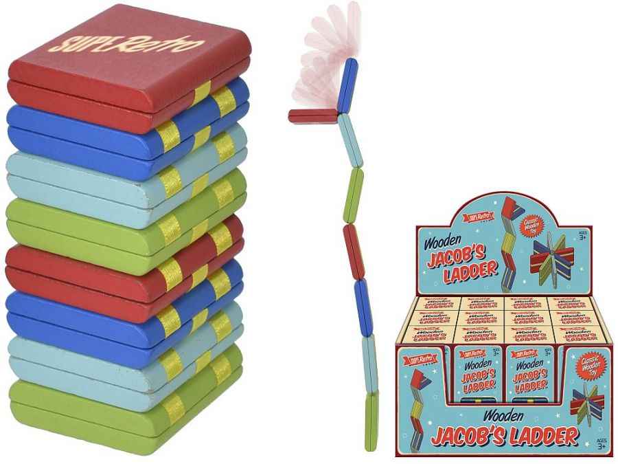 Retro Wooden Jacob's Ladder - A Timeless Classic Wooden Toy – Blue Rain ...