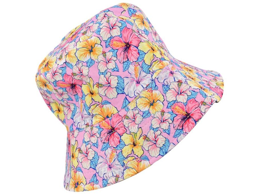 Ladies Reversible Bucket Hat - Floral