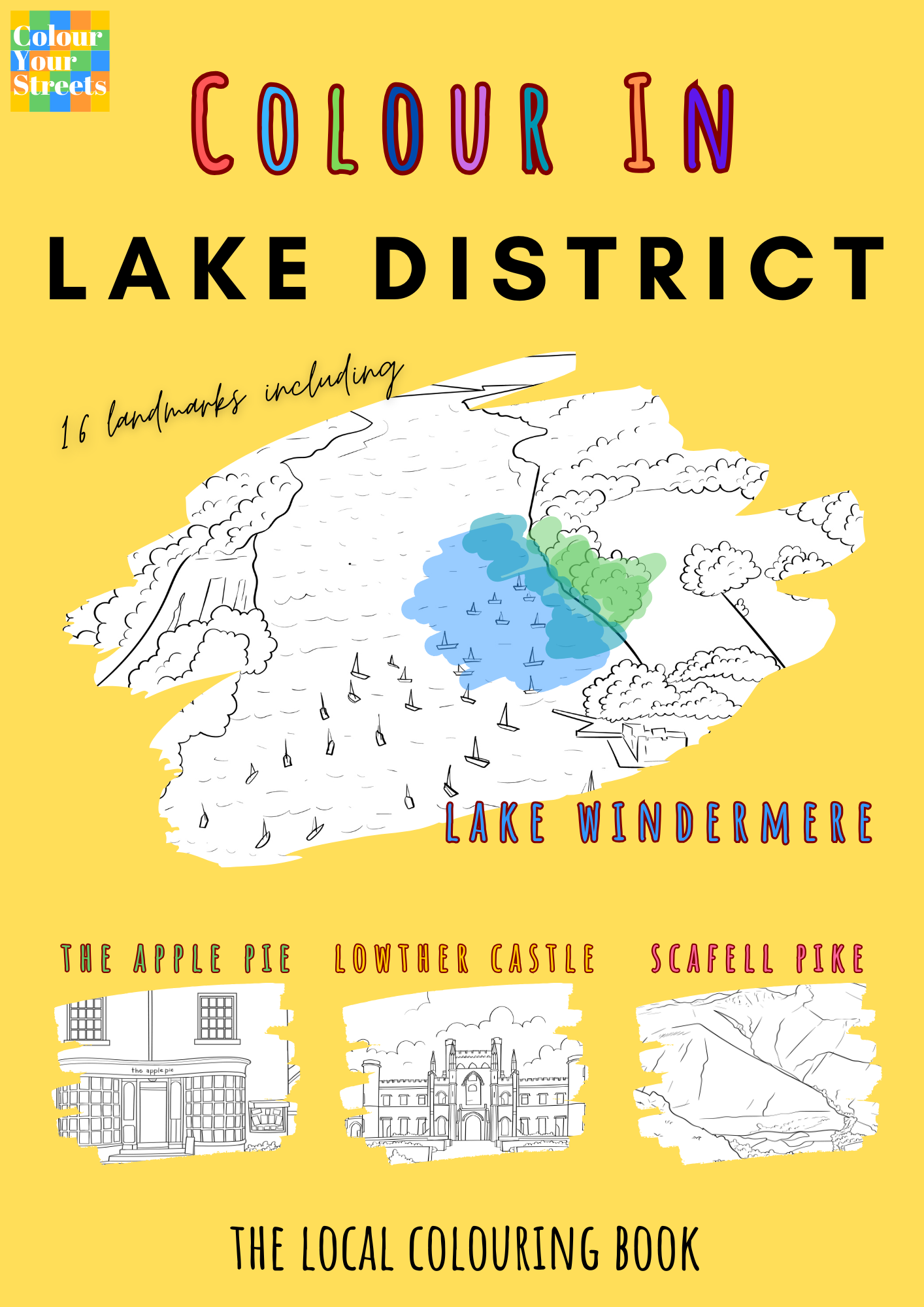 Lake District Colouring Book (A4)