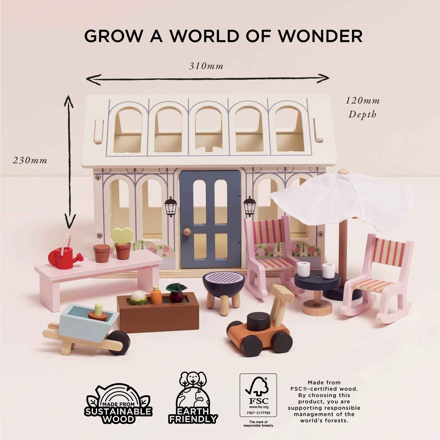 Dolls House Conservatory Playset