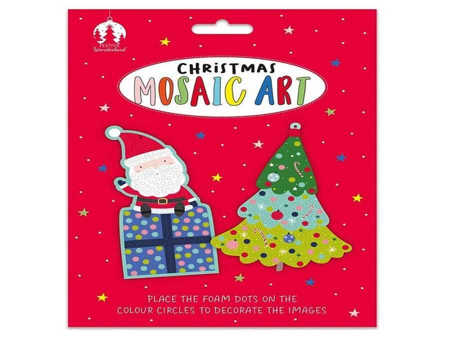 Mosaic Christmas Decorations Craft Kit