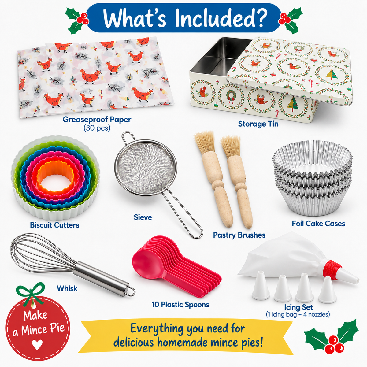 Make a Mince Pie Baking Kit