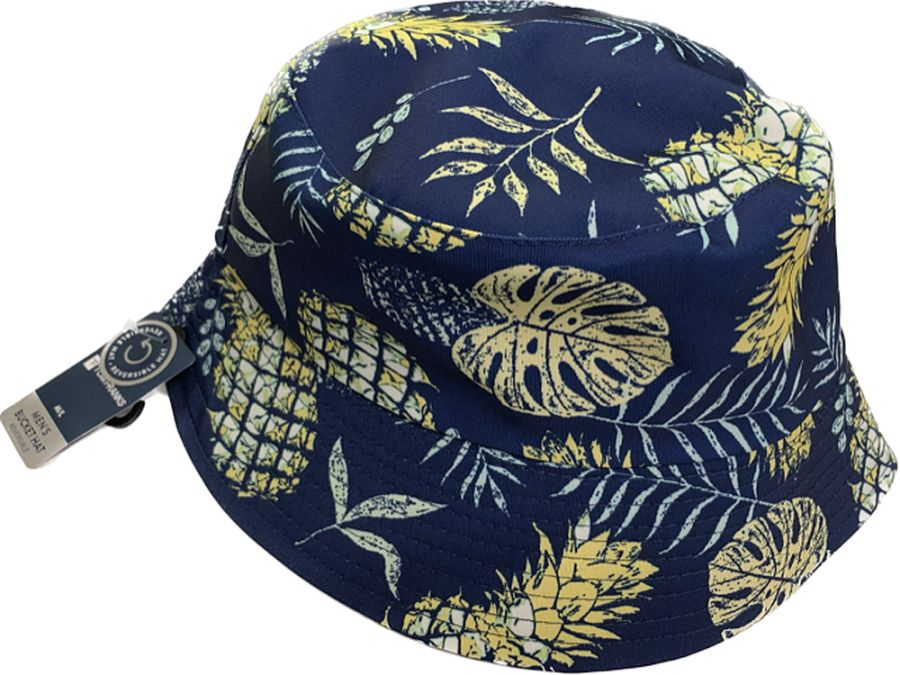 Men's Tropical Palm Reversable Bucket Hat