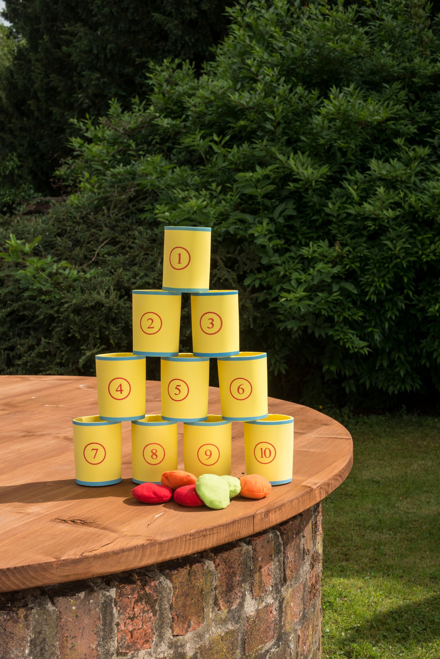 Fairground Target Game Foam Can Alley