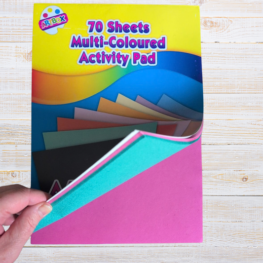 A4 Multicoloured Paper Activity Pad