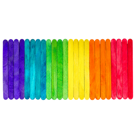 Multicoloured Craft Sticks