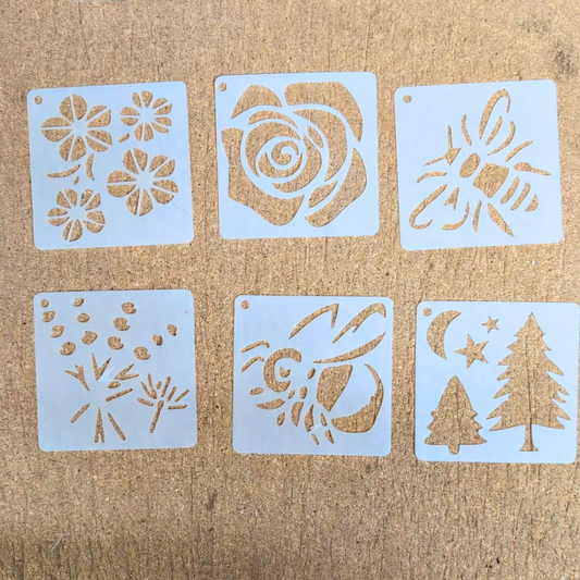 Nature Stencils Pk6