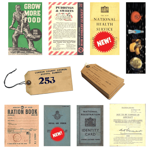 Nostalgic Leaflet & Tag Pack - Blue Rain Activity Store