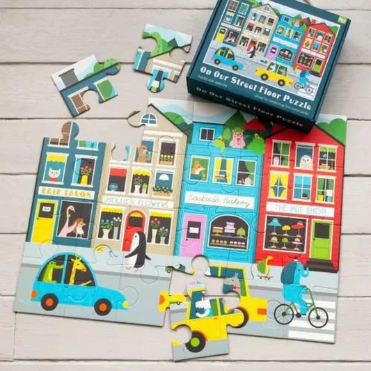 Floor Puzzle - On Our Street 24 Piece