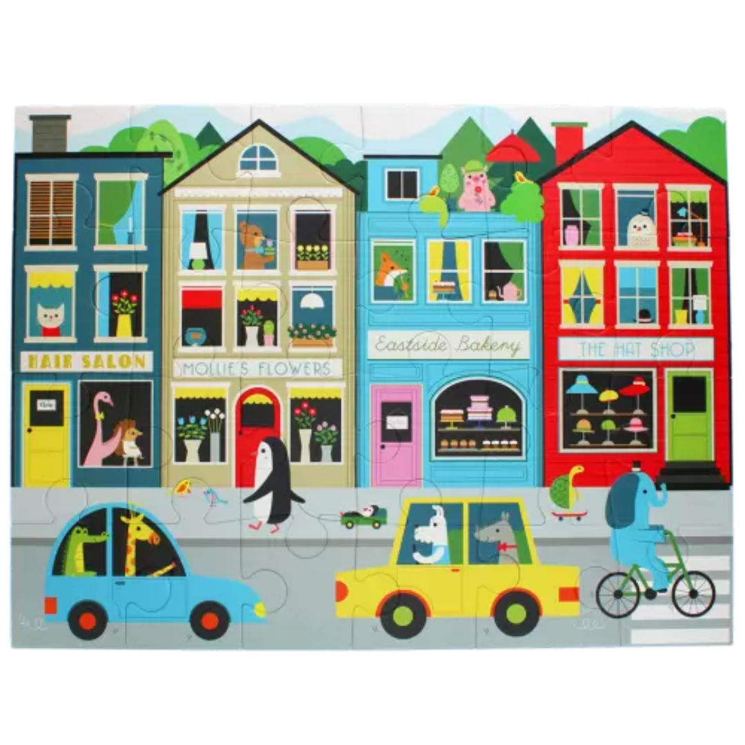 Floor Puzzle - On Our Street 24 Piece