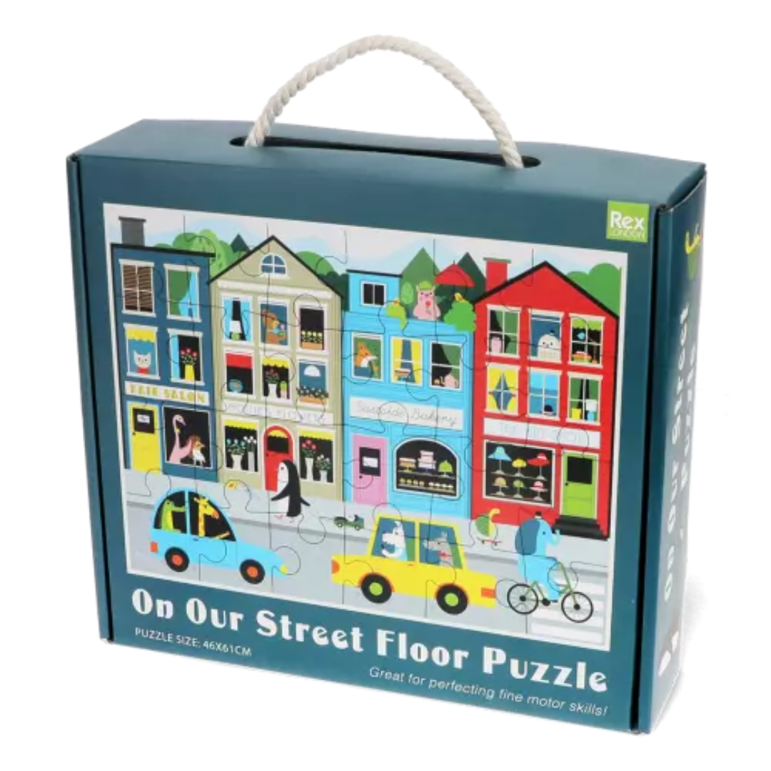 Floor Puzzle - On Our Street 24 Piece