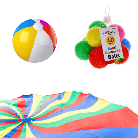 Keep 'em Up! Parachute Play - Blue Rain Activity Store